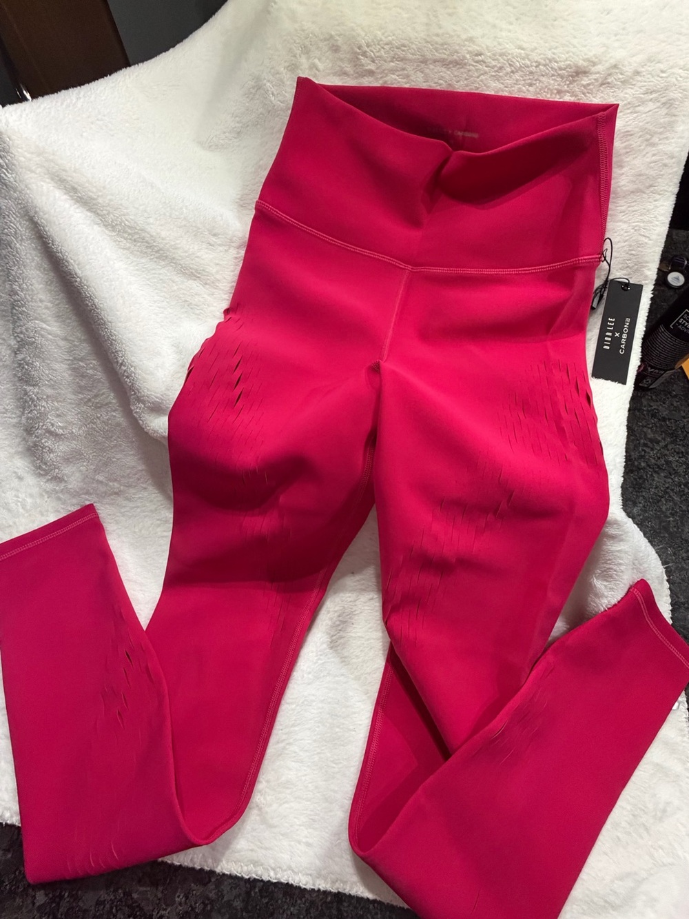 NWT Dion Lee x Carbon38 Pink Perf Leggings Medium